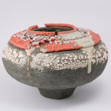 Sprinkle vase, 2021, 23x36cm, stoneware, wild clay, porcelain